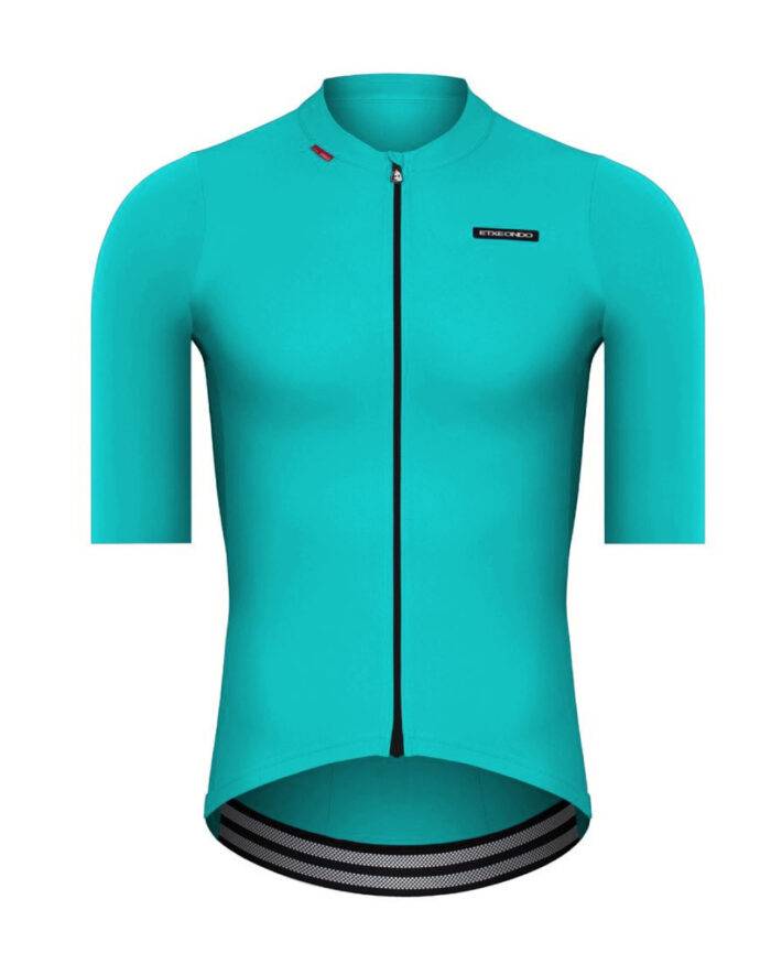 ALDE-MC-TUR-1 ETXEONDO Maillot Manga Corta Hombre Alde turquesa - Imagen 1