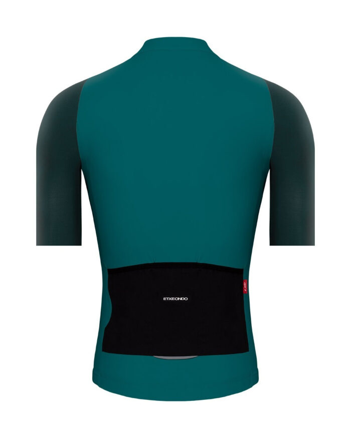 ETXEONDO Maillot Manga Corta Hombre Alde verde esmeralda - Imagen 2