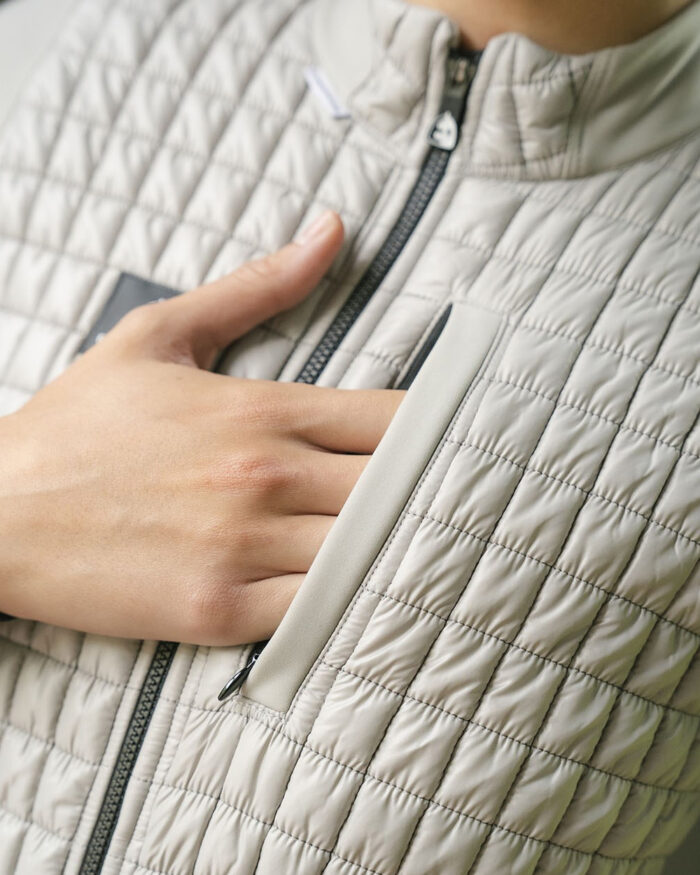 ETXEONDO Chaqueta Mujer Ara Primaloft gris perla - Imagen 3