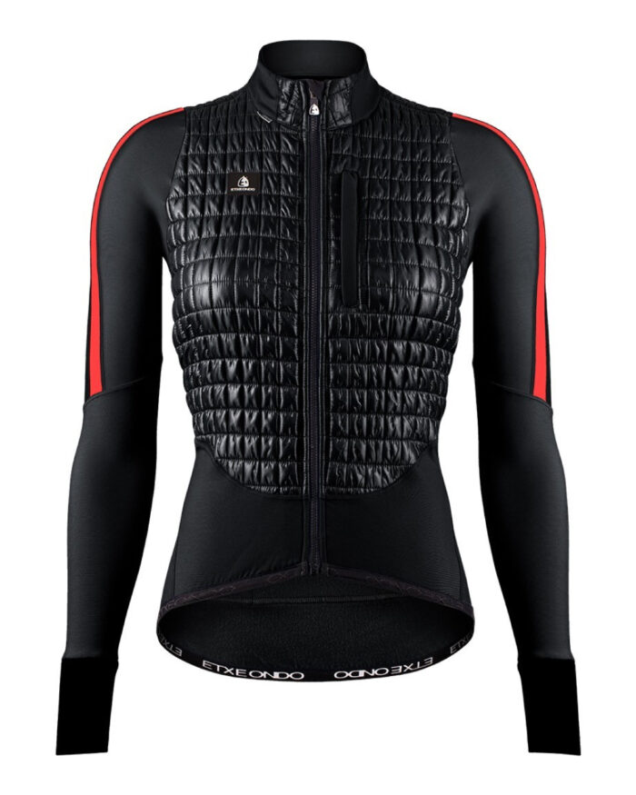 ETXEONDO Chaqueta Mujer Ara Primaloft rojo / negro - Imagen 1