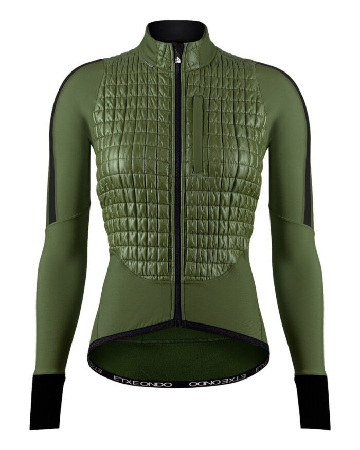 ARA-FEM-VER-1 ETXEONDO Chaqueta Mujer Ara Primaloft verde kaqui - Imagen 1