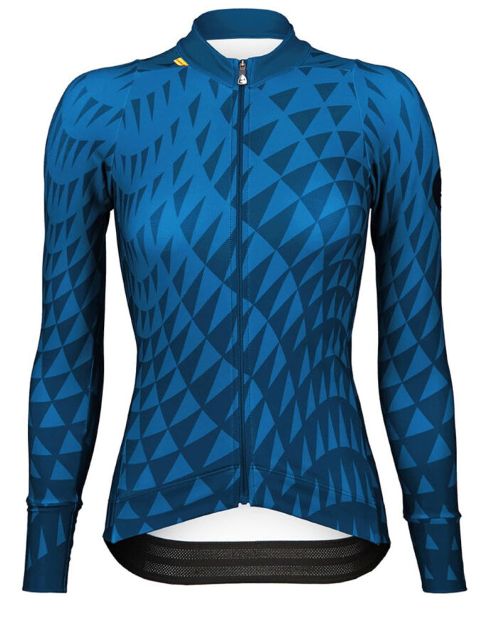 ETXEONDO Maillot Manga Larga Mujer Aran azul - Imagen 1
