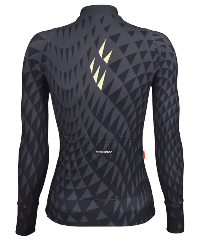 ETXEONDO Maillot Manga Larga Mujer Aran gris - Imagen 2