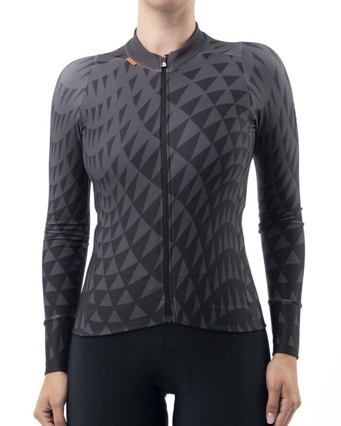 ETXEONDO Maillot Manga Larga Mujer Aran gris - Imagen 3