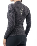 ETXEONDO Maillot Manga Larga Mujer Aran gris - Imagen 4