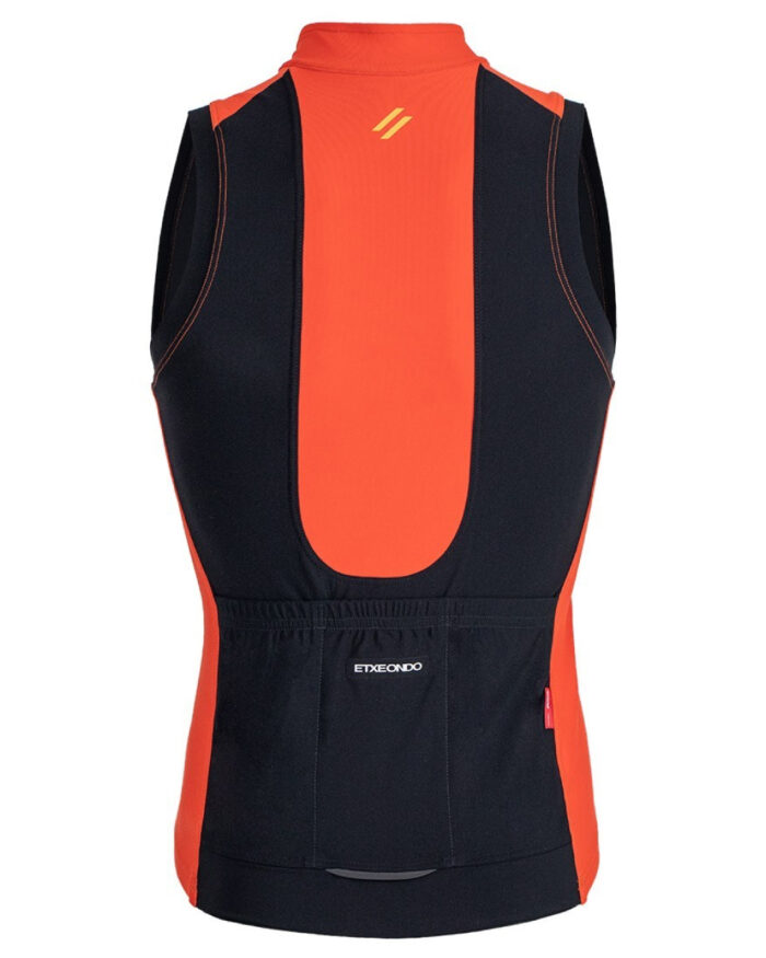 ETXEONDO Chaleco Mujer Arima Gore-Tex Windstopper naranja - Imagen 2