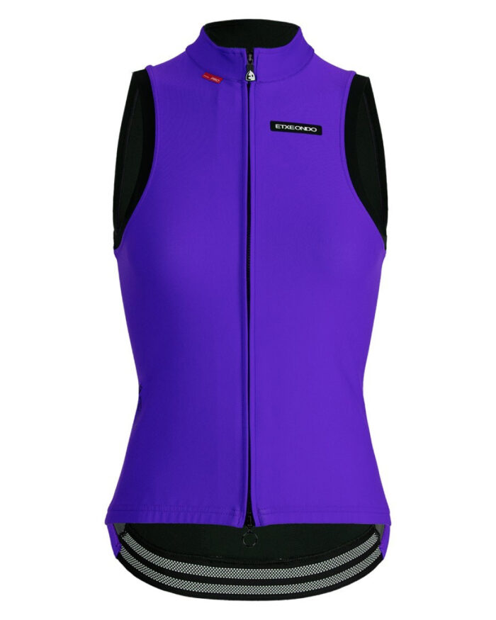 ETXEONDO Chaleco Mujer Arima Gore-Tex Windstopper violeta - Imagen 1