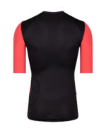 ETXEONDO Maillot Manga Corta Hombre Barden negro / rojo cereza - Imagen 2