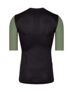 ETXEONDO Maillot Manga Corta Hombre Barden negro / verde kaqui - Imagen 2