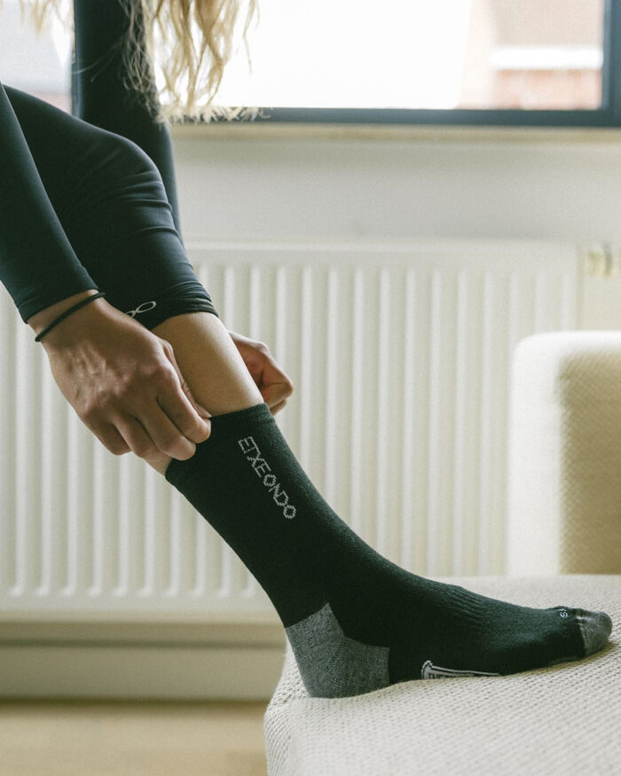ETXEONDO Calcetines Unisex Bero Thermo violeta - Imagen 2