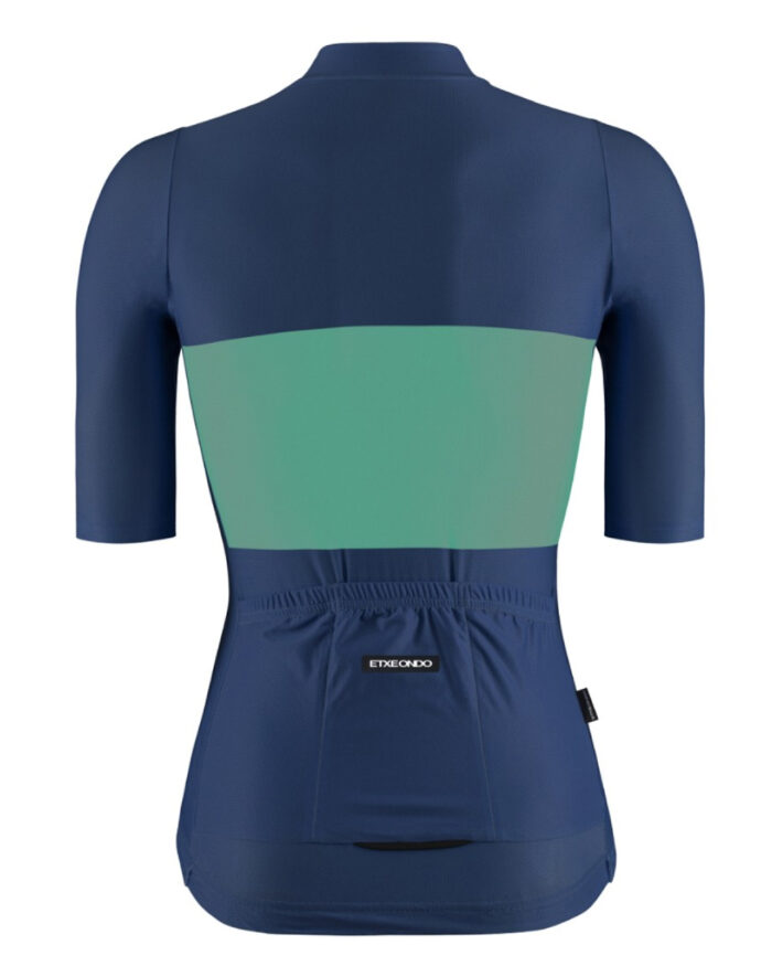 ETXEONDO Maillot Manga Corta Mujer Bika azul - Imagen 2