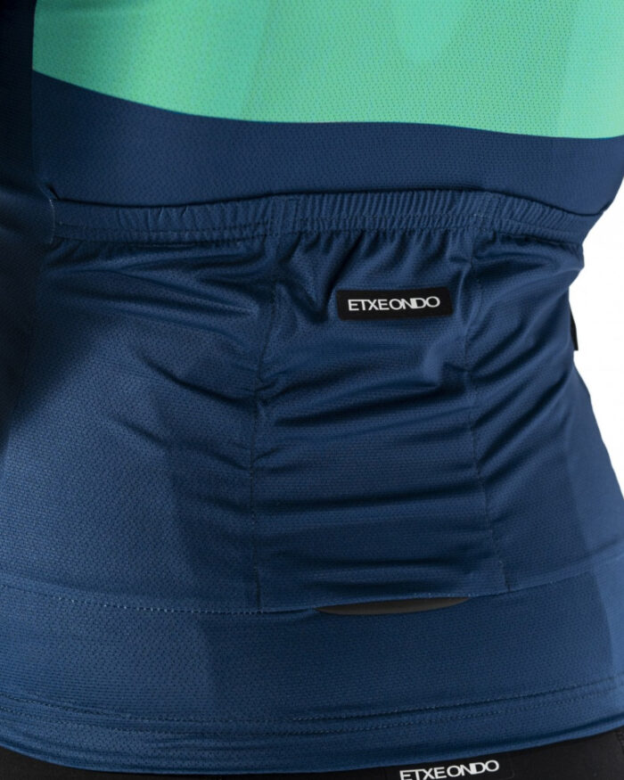 ETXEONDO Maillot Manga Corta Mujer Bika azul - Imagen 4