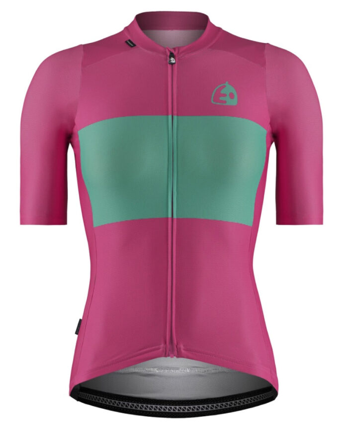 BIKA-FUC-1 ETXEONDO Maillot Manga Corta Mujer Bika fucsia - Imagen 1