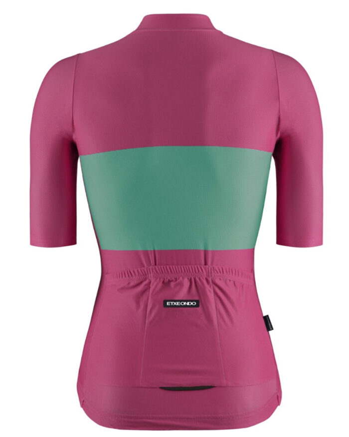 ETXEONDO Maillot Manga Corta Mujer Bika fucsia - Imagen 3