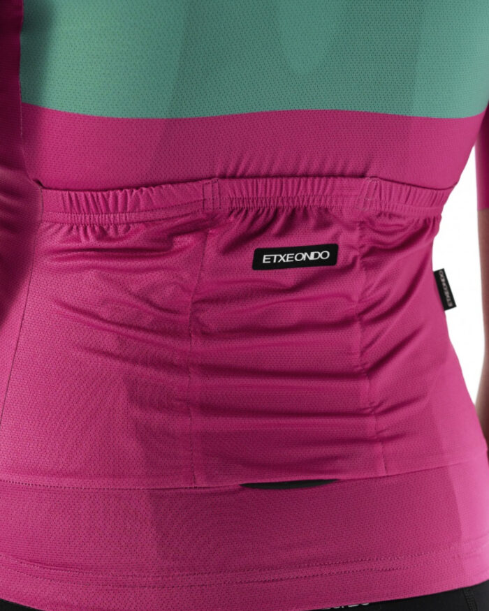 ETXEONDO Maillot Manga Corta Mujer Bika fucsia - Imagen 5