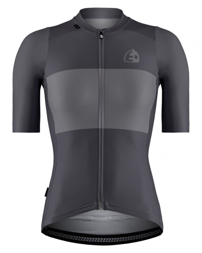 BIKA-GR-1 ETXEONDO Maillot Manga Corta Mujer Bika gris antracita - Imagen 1