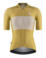 ETXEONDO Maillot Manga Corta Mujer Bika amarillo mostaza