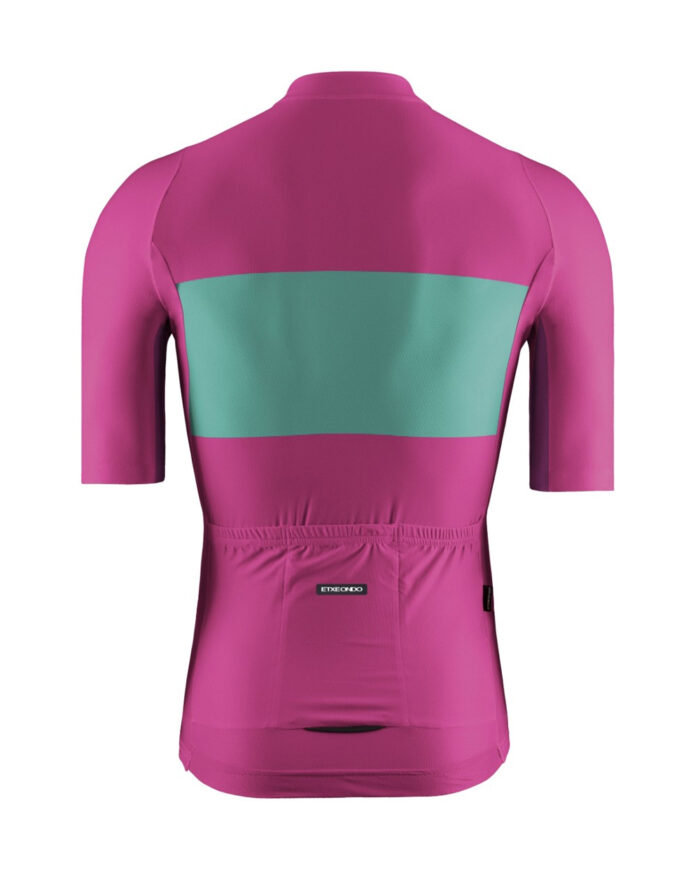 ETXEONDO Maillot Manga Corta Hombre Biko fucsia - Imagen 2