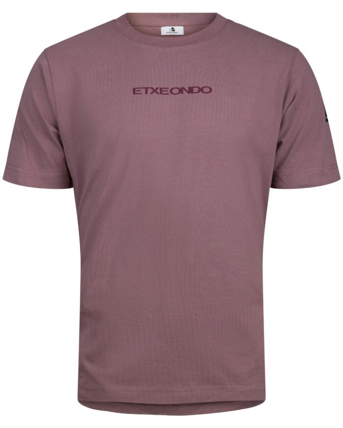 ETXEONDO Camiseta Casual Hombre Freestyler berenjena - Imagen 1