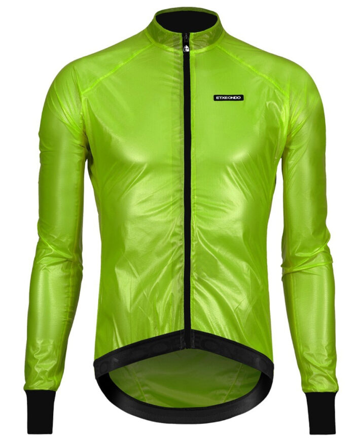 ETXEONDO Capa Cortavientos Hombre Busti amarillo fluor - Imagen 1