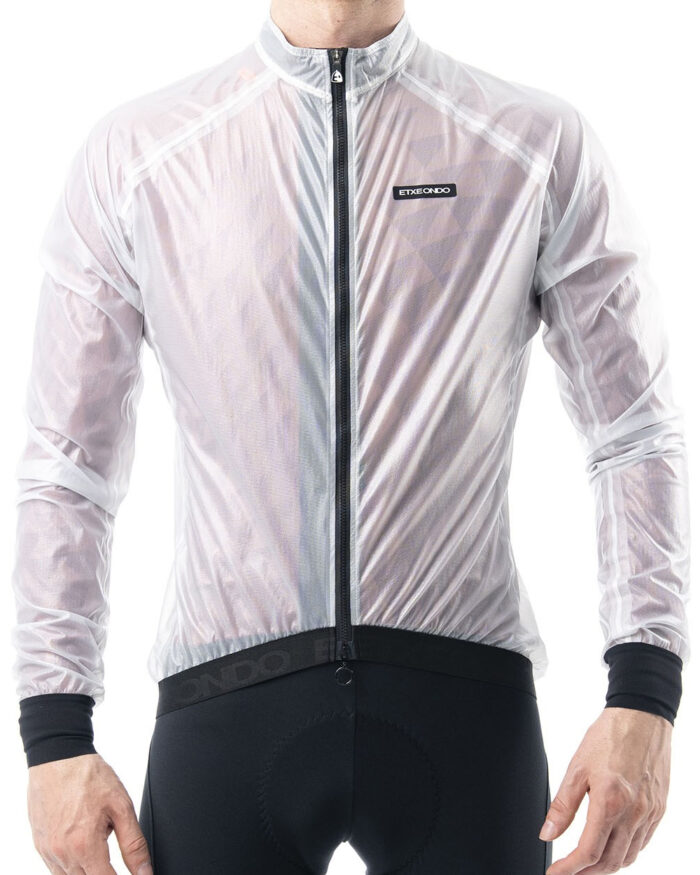ETXEONDO Capa Cortavientos Hombre Busti blanco - Imagen 3