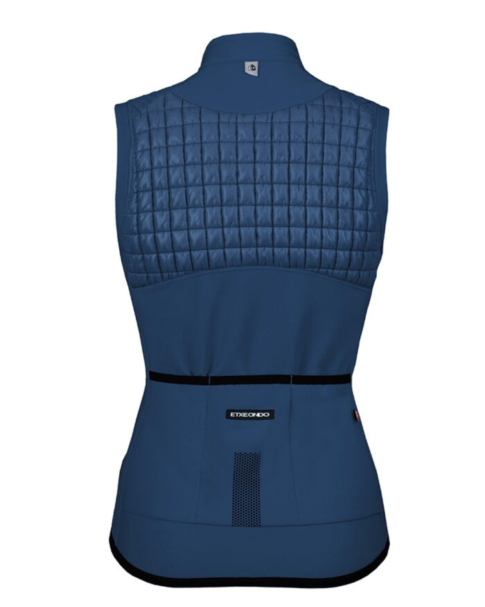 ETXEONDO Chaleco Mujer Ara Primaloft amarillo petróleo - Imagen 2