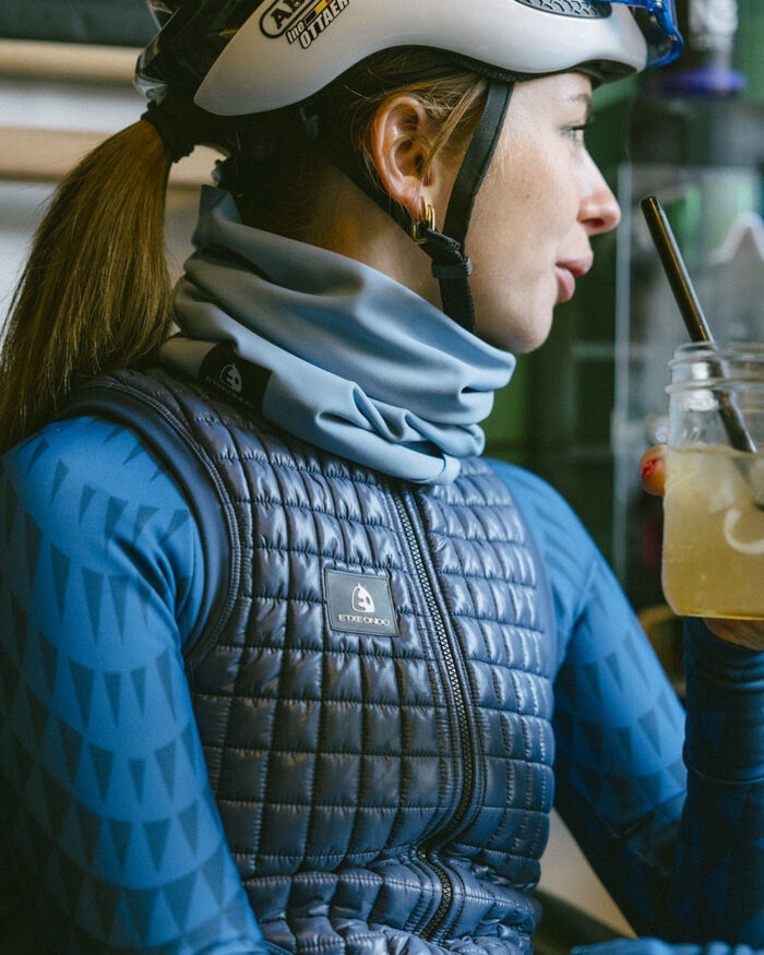 ETXEONDO Chaleco Mujer Ara Primaloft amarillo petróleo - Imagen 3