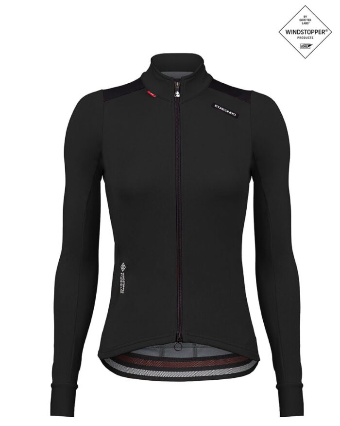 ETXEONDO Chaqueta Mujer Dena Gore-Tex Windstopper negro - Imagen 1