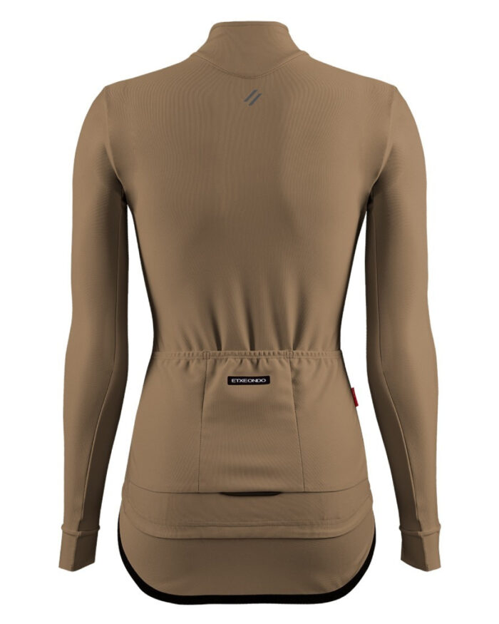 ETXEONDO Chaqueta Mujer Dena Gore-Tex Windstopper pardo - Imagen 2