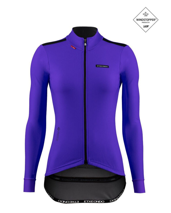 DENA-VIO-1 ETXEONDO Chaqueta Mujer Dena Gore-Tex Windstopper petróleo - Imagen 1