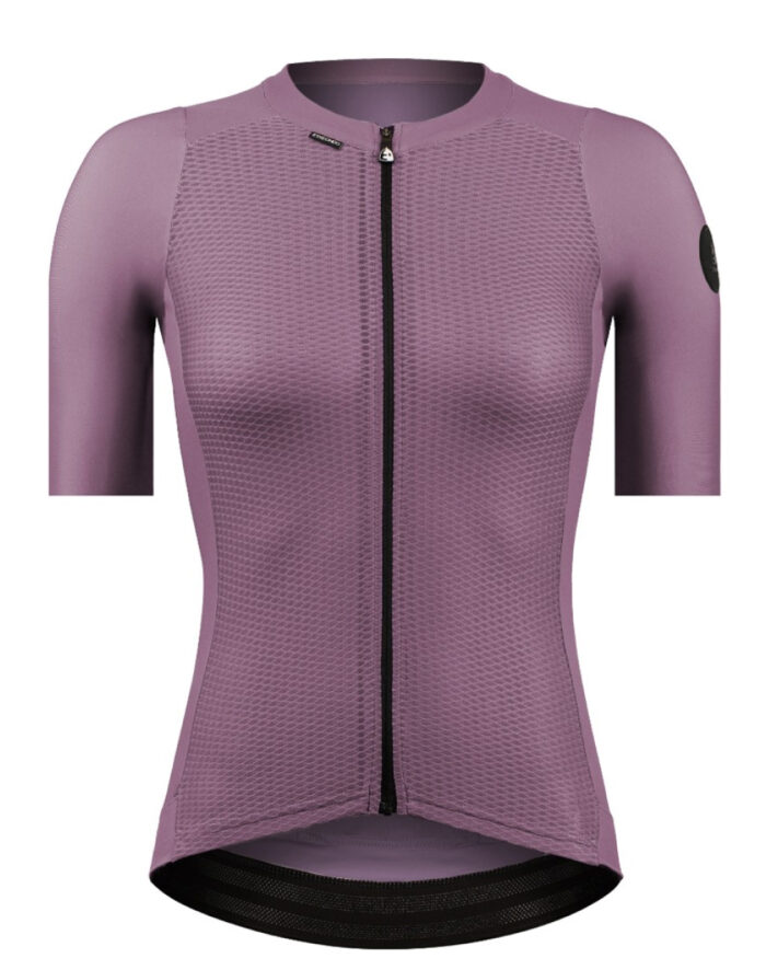 GARA-FEM-BERE-1 ETXEONDO Maillot Manga Corta Mujer Gara berenjena - Imagen 1
