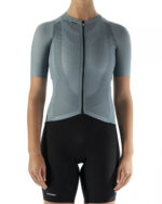 ETXEONDO Maillot Manga Corta Mujer Gara gris azulado - Imagen 3
