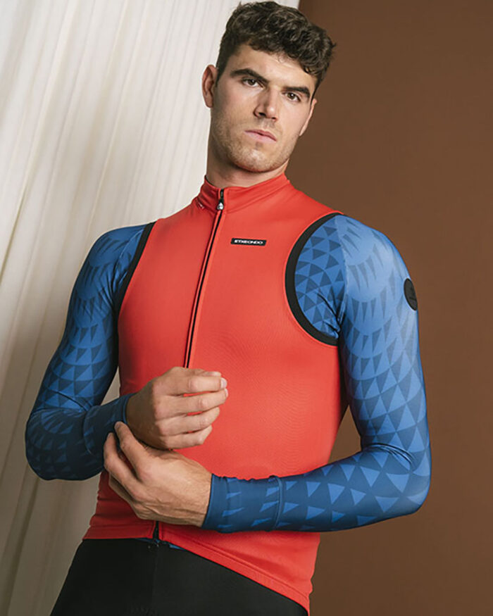 ETXEONDO Chaleco Hombre Arima Gore-Tex Windstopper rojo sandía - Imagen 3