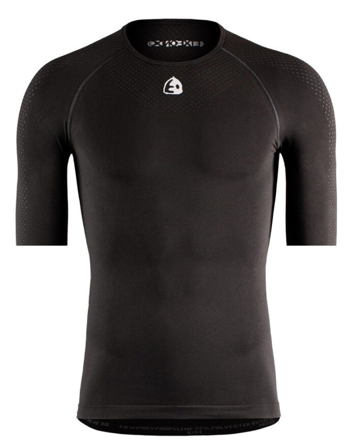 KEA-MC-1 ETXEONDO Camiseta Interior Manga Corta Unisex Kea negro - Imagen 1