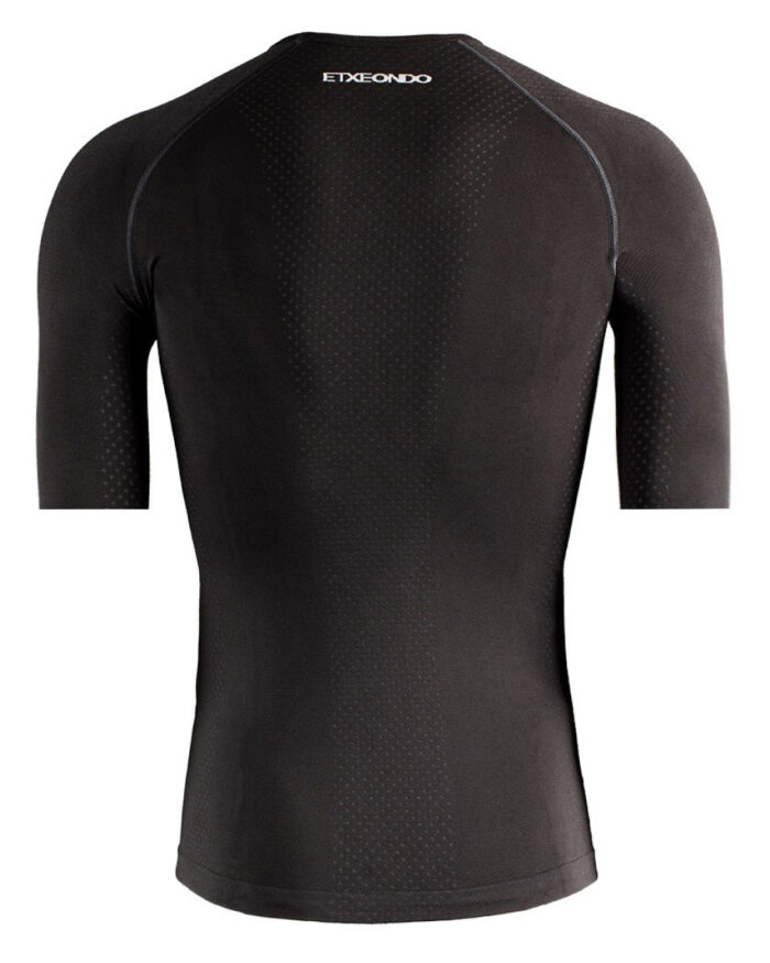 ETXEONDO Camiseta Interior Manga Corta Unisex Kea negro - Imagen 2