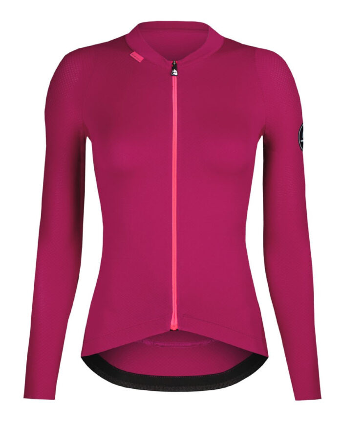 KENA-FEM-ROS-1 ETXEONDO Maillot Manga Larga Mujer Kena frambuesa / rosa neon - Imagen 1
