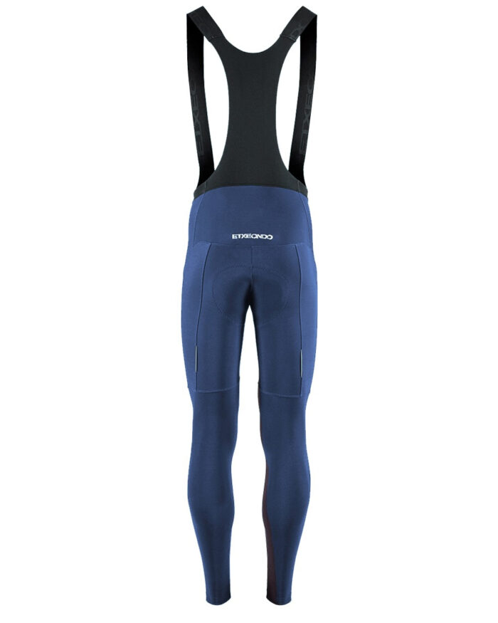 KOM-AZUL-1 ETXEONDO Culotte Largo Hombre Kom Thermo azul marino - Imagen 1