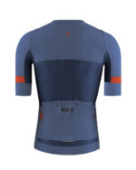 ETXEONDO Maillot Manga Corta Hombre Mendi azul / naranja - Imagen 2