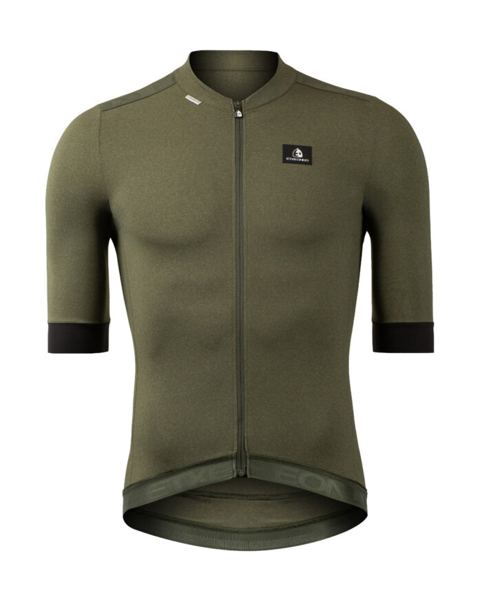 ONDAR-VER-1 ETXEONDO Maillot Manga Corta Hombre Ondar verde kaqui - Imagen 1