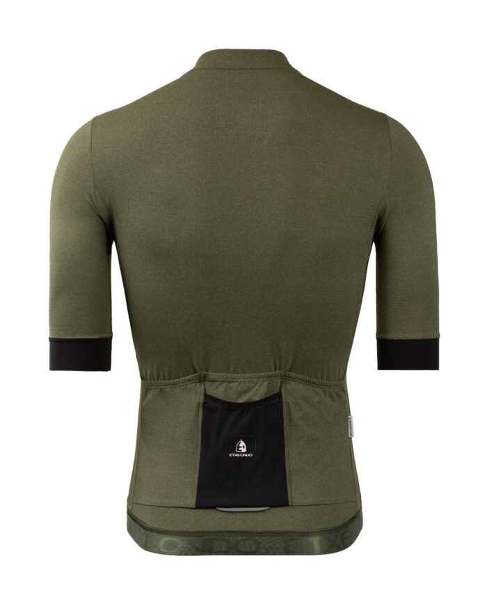 ETXEONDO Maillot Manga Corta Hombre Ondar verde kaqui - Imagen 2