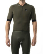 ETXEONDO Maillot Manga Corta Hombre Ondar verde kaqui - Imagen 3