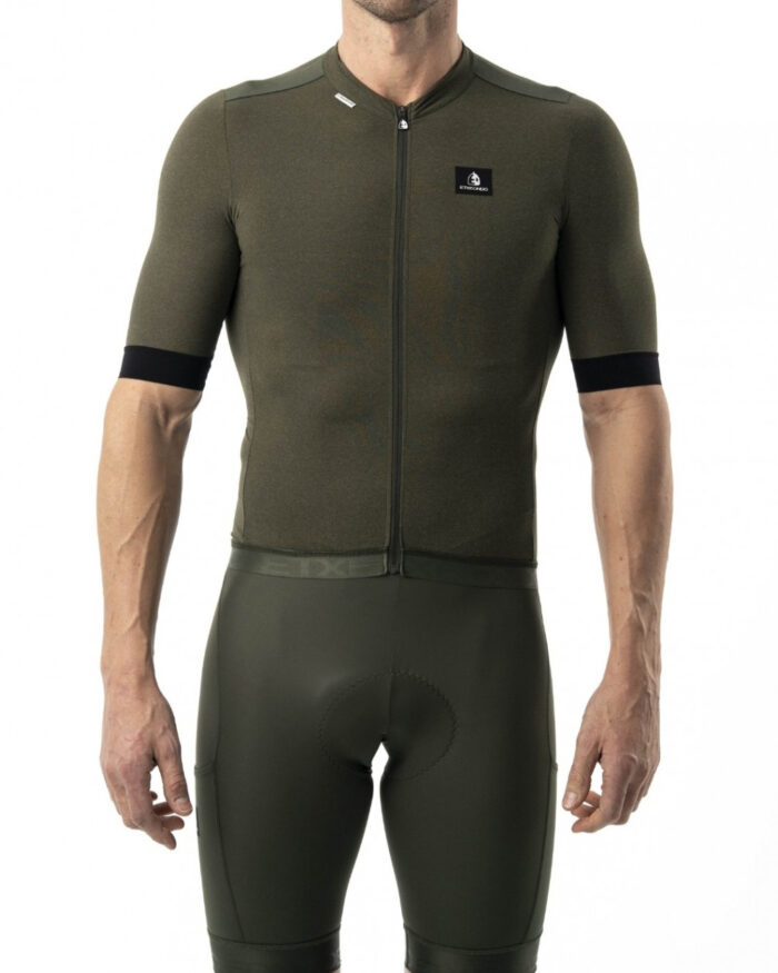 ETXEONDO Maillot Manga Corta Hombre Ondar verde kaqui - Imagen 3