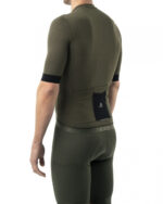ETXEONDO Maillot Manga Corta Hombre Ondar verde kaqui - Imagen 4