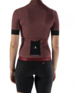 ETXEONDO Maillot Manga Corta Mujer Ondara granate - Imagen 4