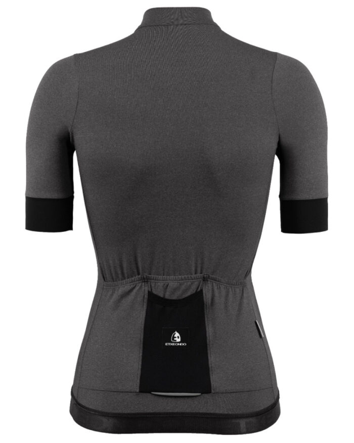 ETXEONDO Maillot Manga Corta Mujer Ondara negro - Imagen 2