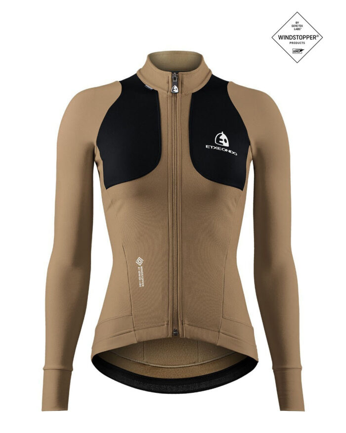 ETXEONDO Chaqueta Mujer Teknika Gore-Tex Windstopper pardo - Imagen 1