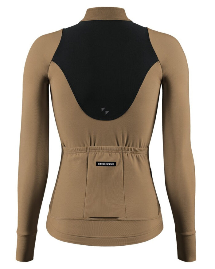 ETXEONDO Chaqueta Mujer Teknika Gore-Tex Windstopper pardo - Imagen 2