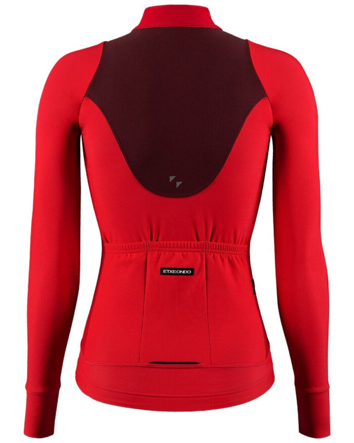 ETXEONDO Chaqueta Mujer Teknika Gore-Tex Windstopper rojo - Imagen 2