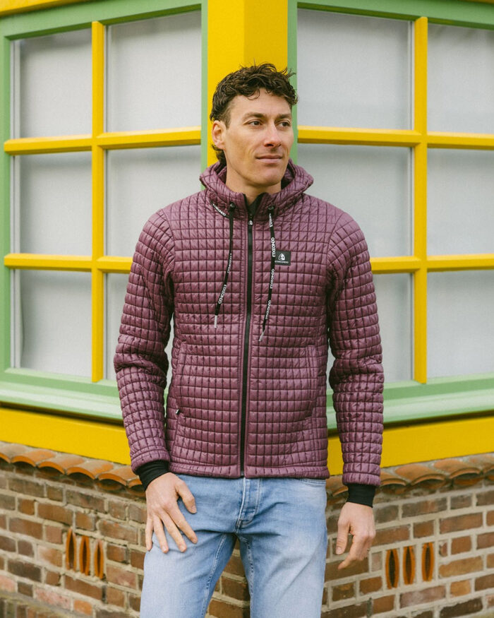 ETXEONDO Chaqueta Hombre Urka berenjena - Imagen 4