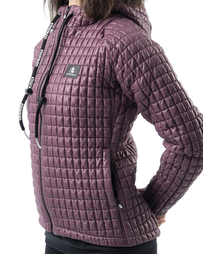 ETXEONDO Chaqueta Mujer Urka berenjena - Imagen 3